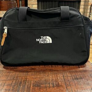 Vintage‎ The North Face Cordura Duffle Bag Black Nylon Gym Travel Tote